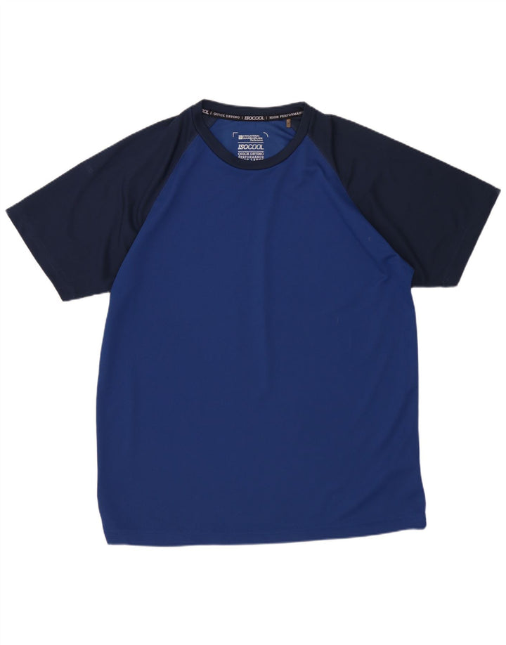 MOUNTAIN WAREHOUSE T-Shirt IsoCool Homme Large Bleu Colorblock