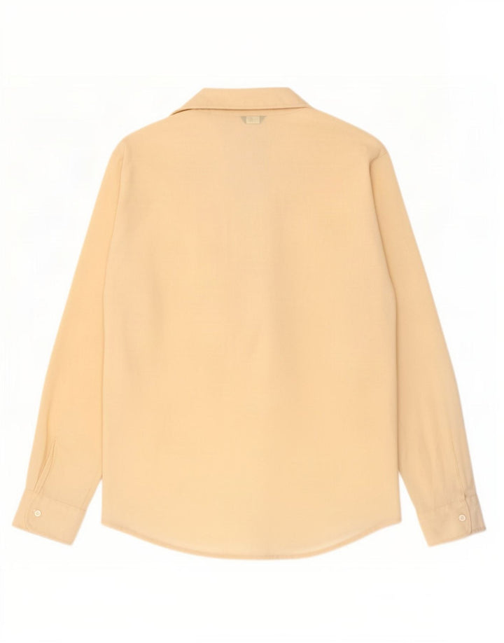 Benetton Chemisier transparent pour femme IT 42 Beige moyen Polyester