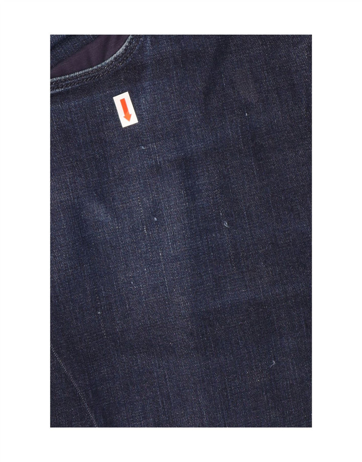 ARMANI Jean Droit Homme W34 L29 Bleu Marine Coton