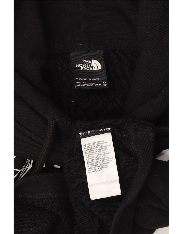 THE NORTH FACE Pull à capuche surdimensionné pour femme UK 6 XS Noir