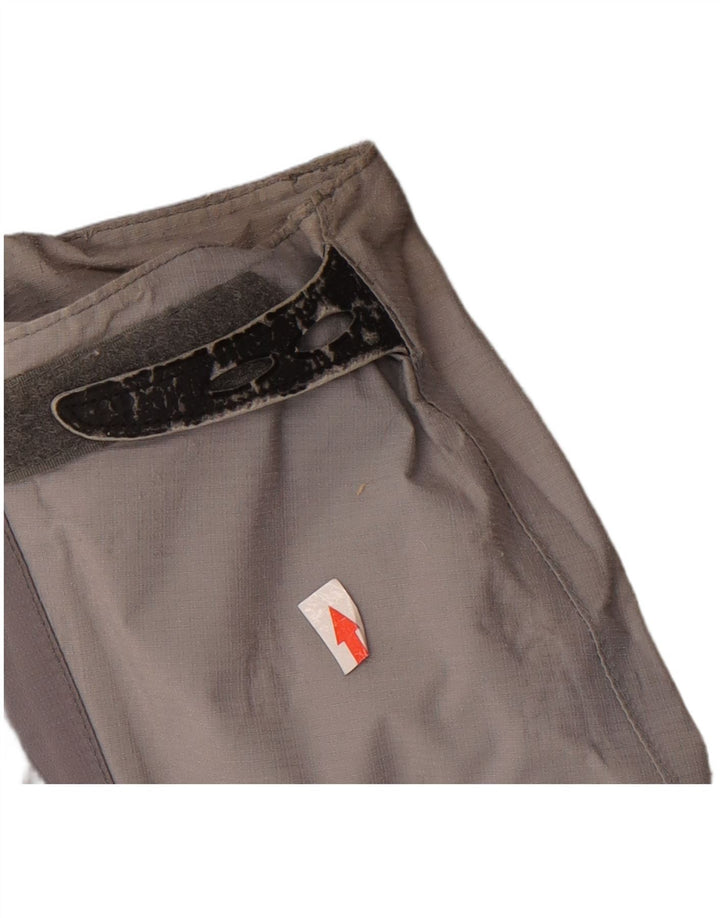 Jack Wolfskin Veste de Pluie Homme UK 40/42 Large Gris Colorblock Polyamide