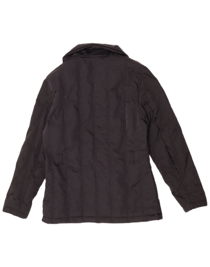 Tommy Hilfiger Veste matelassée pour femme UK 16 Large Noir Nylon