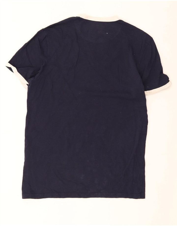 LYLE & SCOTT T-Shirt Homme Petit Bleu Marine Coton