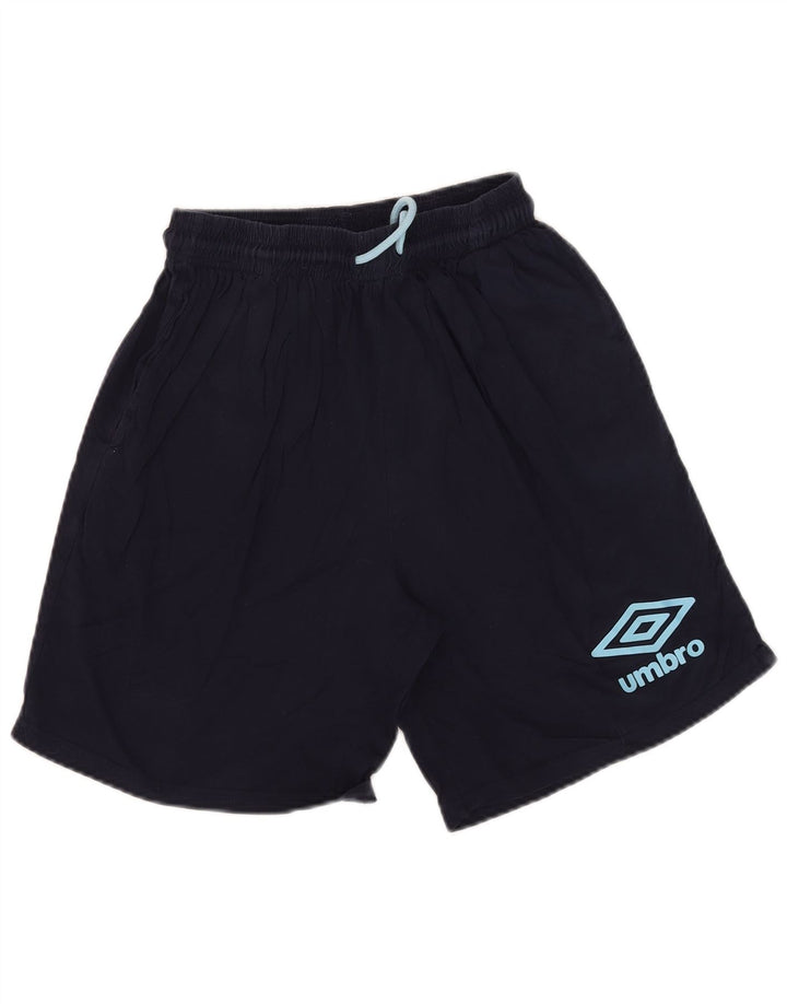 Umbro Short de Sport Homme Bleu Marine Moyen Coton