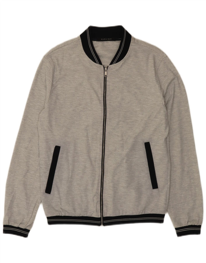 Zara Homme Survêtement Top Veste Petit Gris Moucheté Polyester