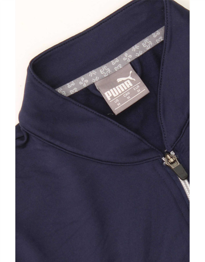 Puma Veste de survêtement pour femme UK 12 Bleu marine moyen