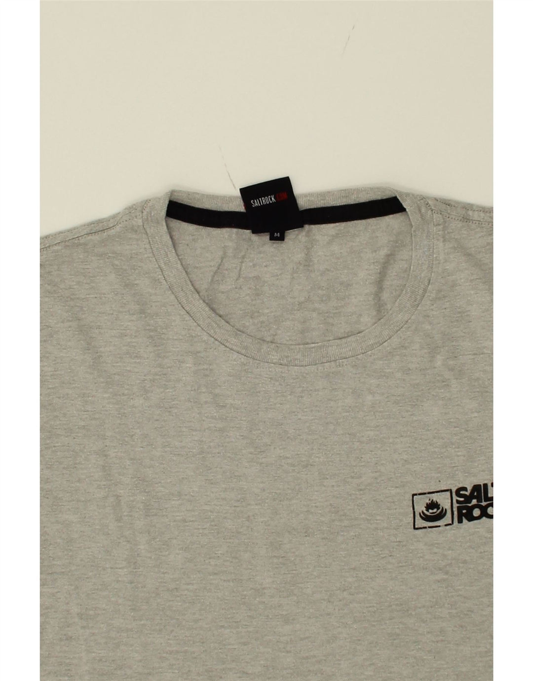 SALTROCK Mens T-Shirt Top Medium Grey Cotton Vintage Saltrock and Second-Hand Saltrock from Messina Hembry 