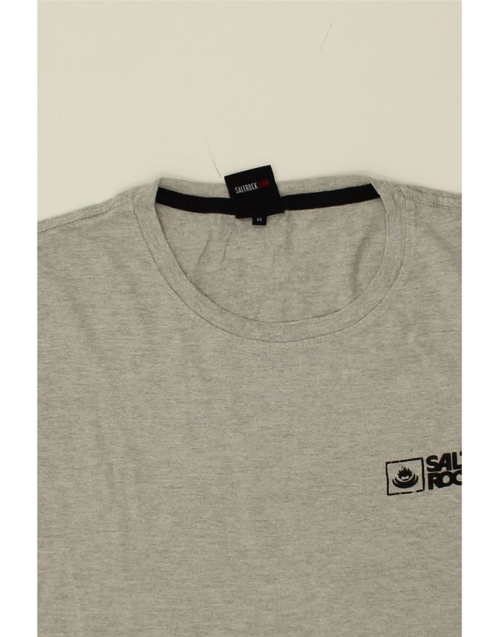 SALTROCK Mens T-Shirt Top Medium Grey Cotton Vintage Saltrock and Second-Hand Saltrock from Messina Hembry 
