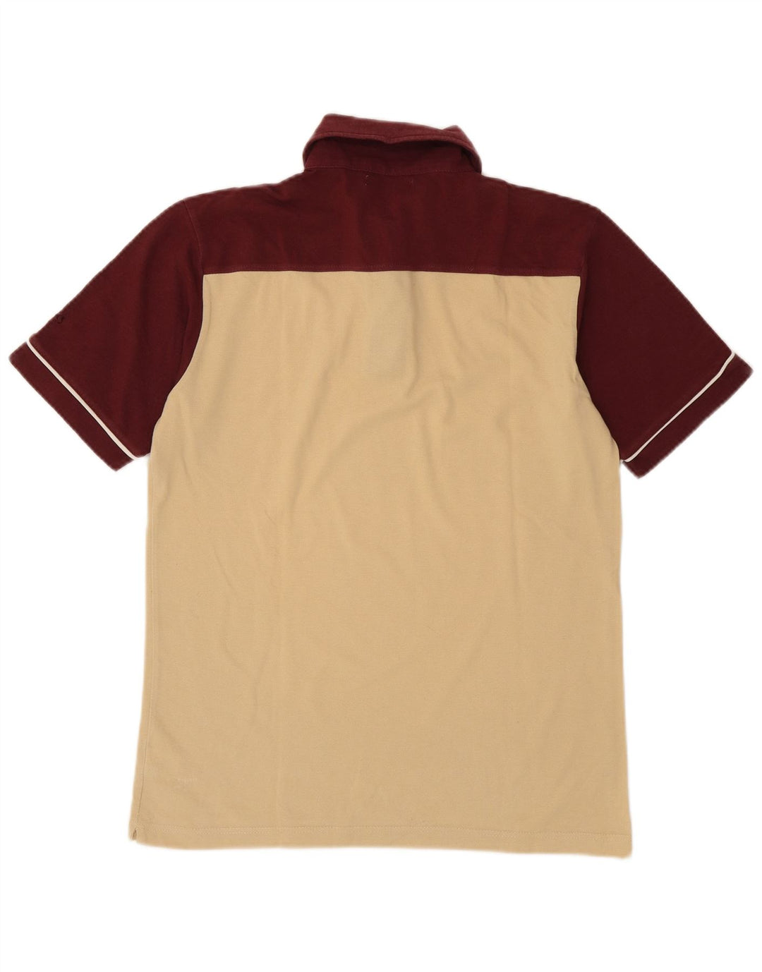 Asics Polo Homme Beige Moyen Colourblock Cotton