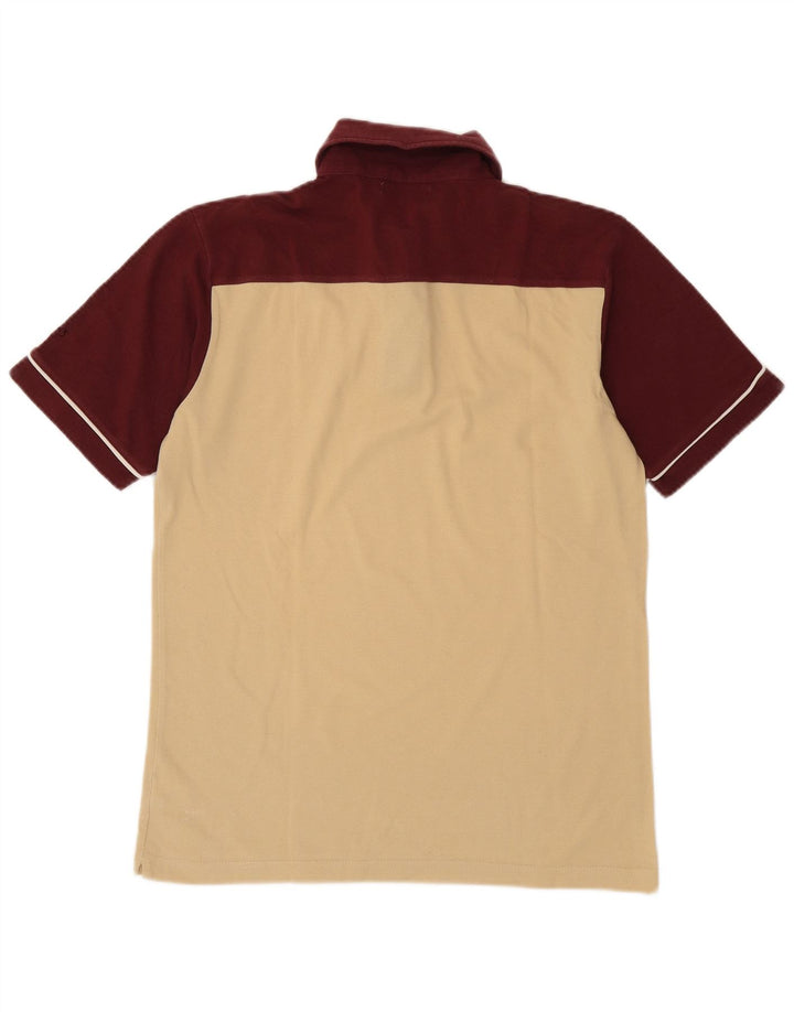 Asics Polo Homme Beige Moyen Colourblock Cotton