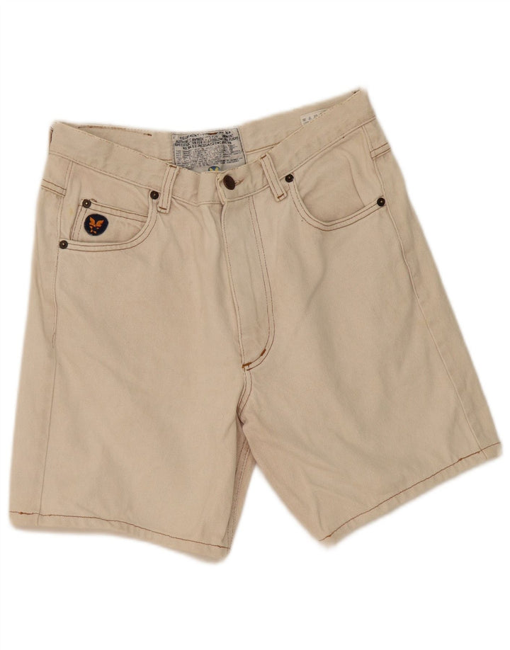 Avirex Short en jean pour femme W31 en coton blanc cassé moyen