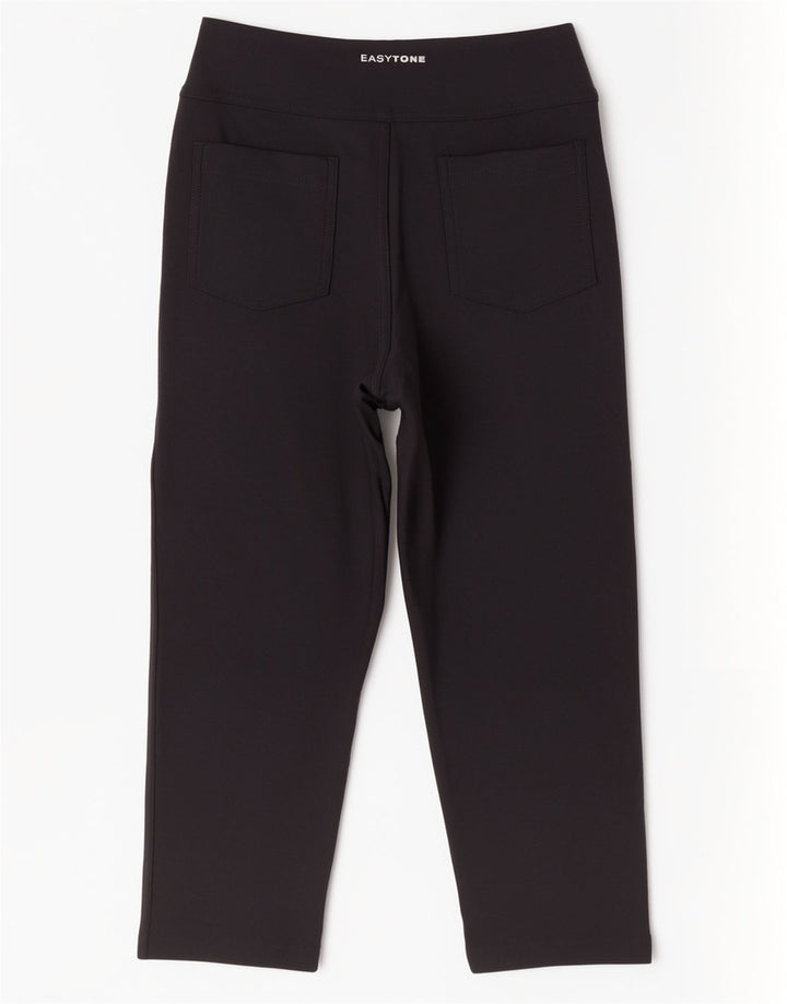 Reebok Pantalon de Survêtement Capri Femme UK 12 Medium Noir