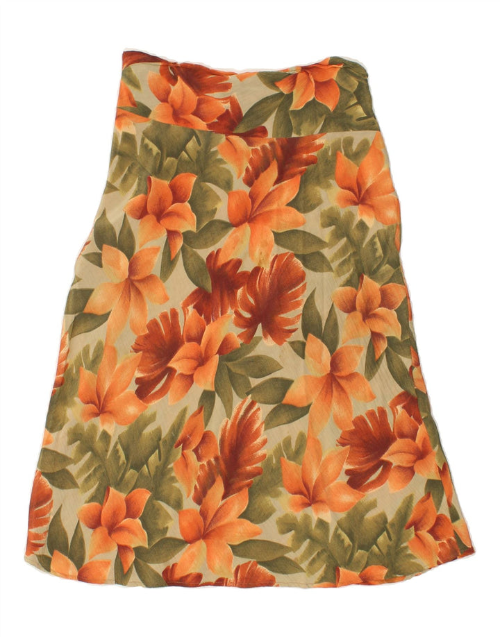 VINTAGE Womens A-Line Skirt W28 Medium  Multicoloured Floral Vintage Vintage and Second-Hand Vintage from Messina Hembry 
