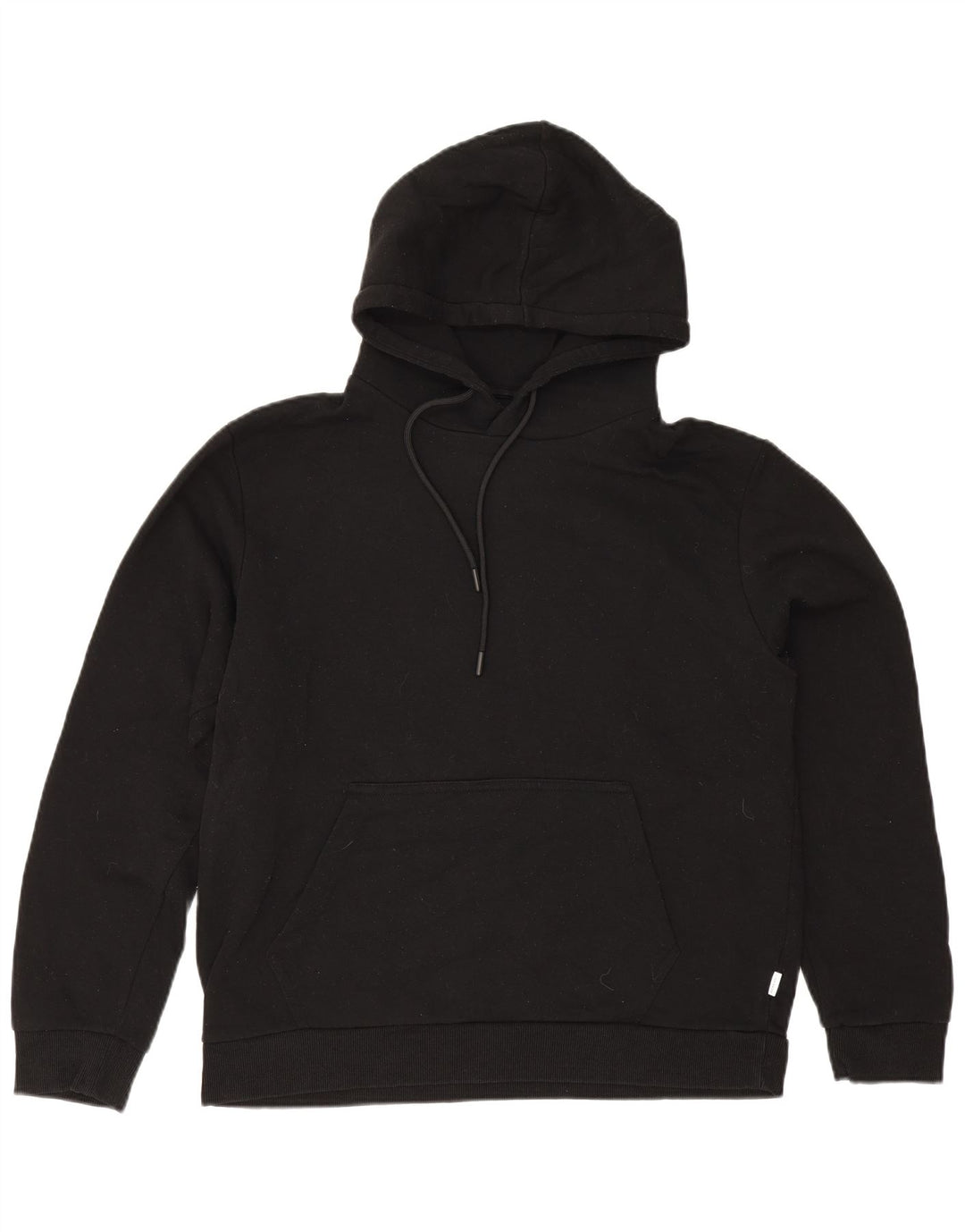 Jack & Jones Pull à capuche pour homme Large Noir Polyester