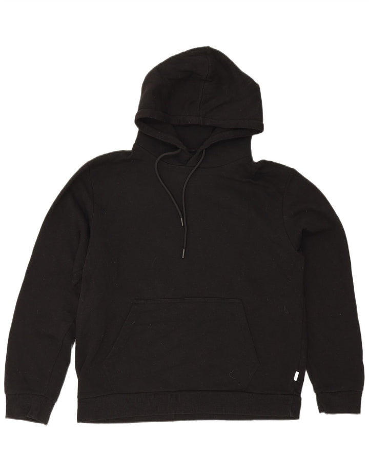 Jack & Jones Pull à capuche pour homme Large Noir Polyester