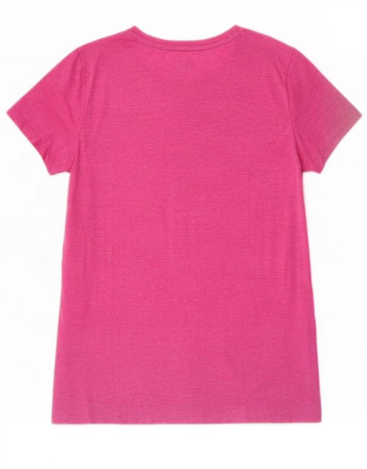 Puma T-shirt graphique pour femme UK 12 Rose moyen