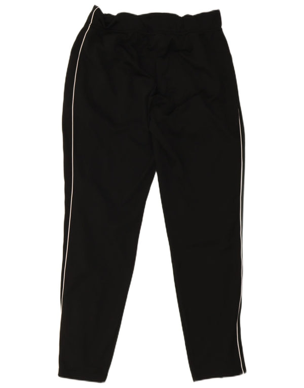 Nike Pantalon de survêtement Dri Fit pour femme UK 12 Medium Noir Rayé
