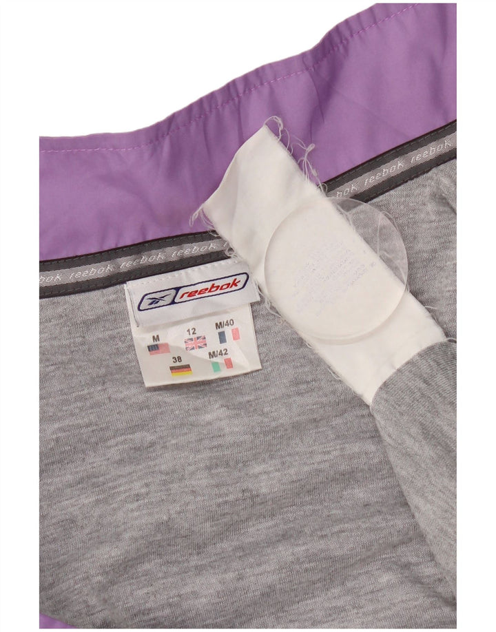 Reebok Veste de survêtement pour femme UK 12 Violet moyen Polyester