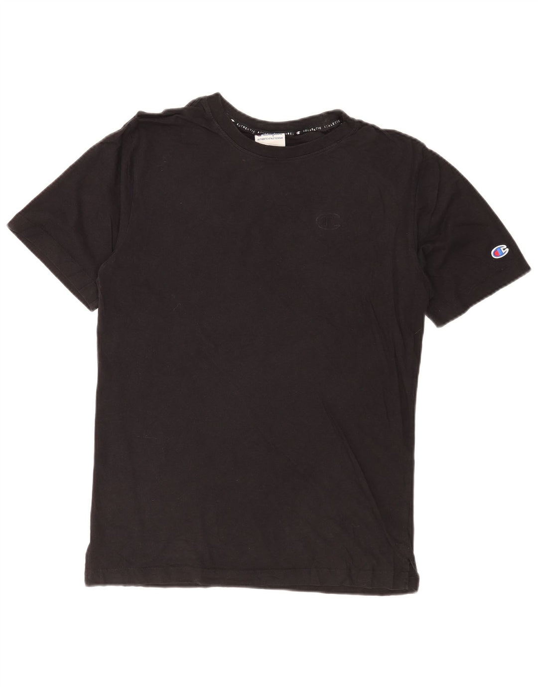 Champion T-Shirt Homme Haut Petit Coton Noir