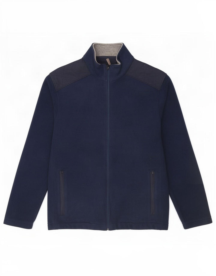 Marks & Spencer Veste polaire pour homme UK 38 Bleu marine moyen Polyester