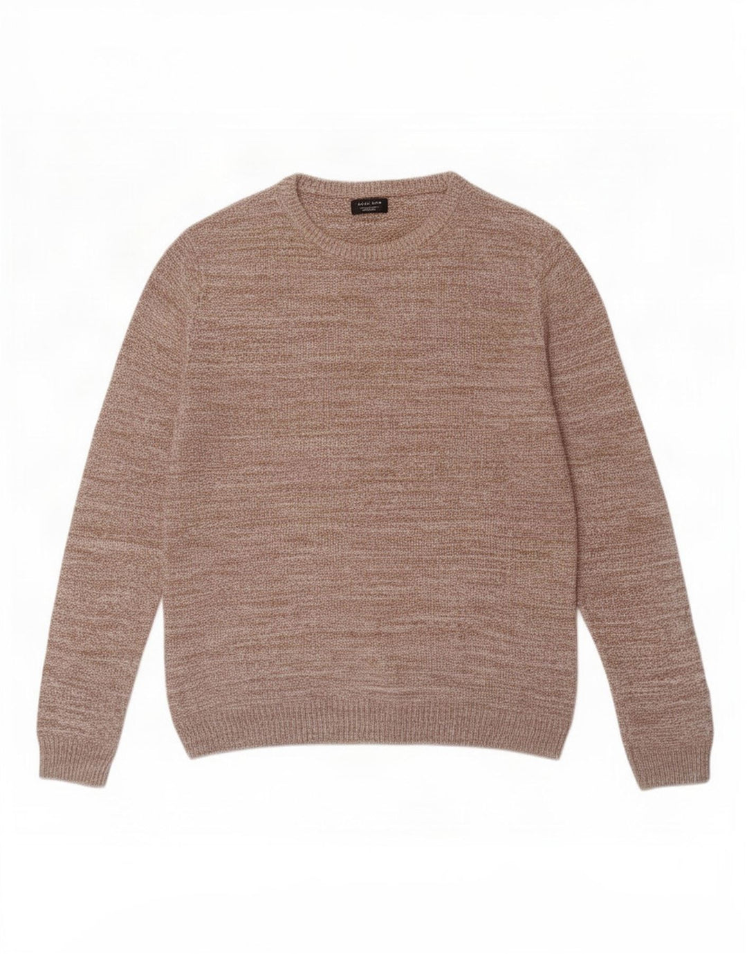 Zara Pull à col rond pour homme Large Beige