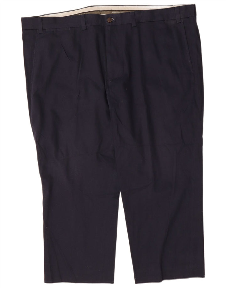 EDDIE BAUER Pantalon Court Homme W44 L26 Bleu Marine Coton