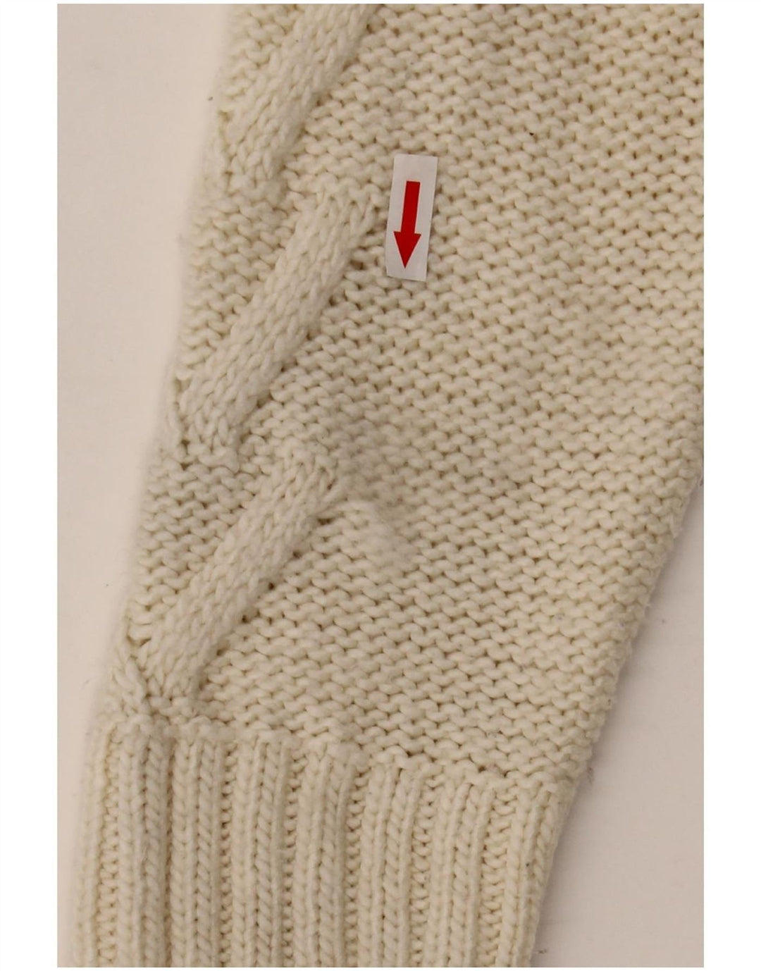 Marks & Spencer Pull à col roulé pour femme UK 16 Large Blanc cassé