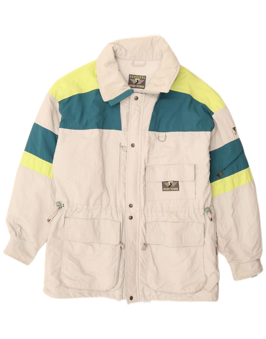 Schoffel Veste de ski pour homme EU 50 Large Gris Colourblock