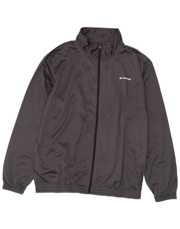 Lotto Veste de survêtement pour homme 2XL Gris Polyester
