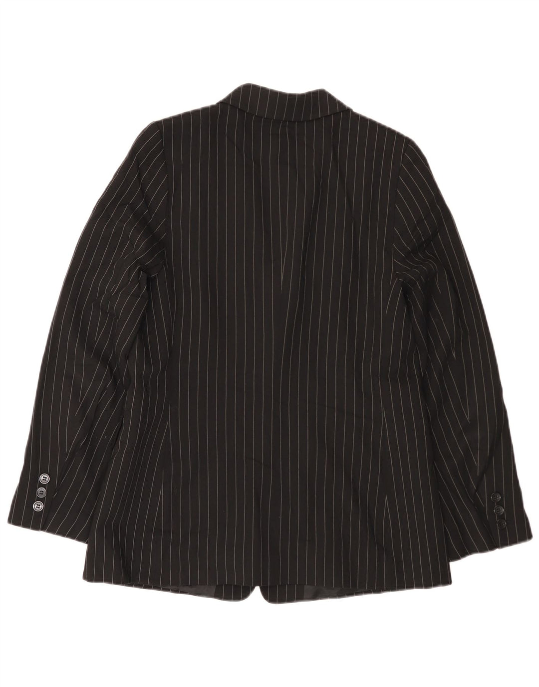 Marks & Spencer Veste blazer autographe pour femme UK 12 Medium Black Pinstripe