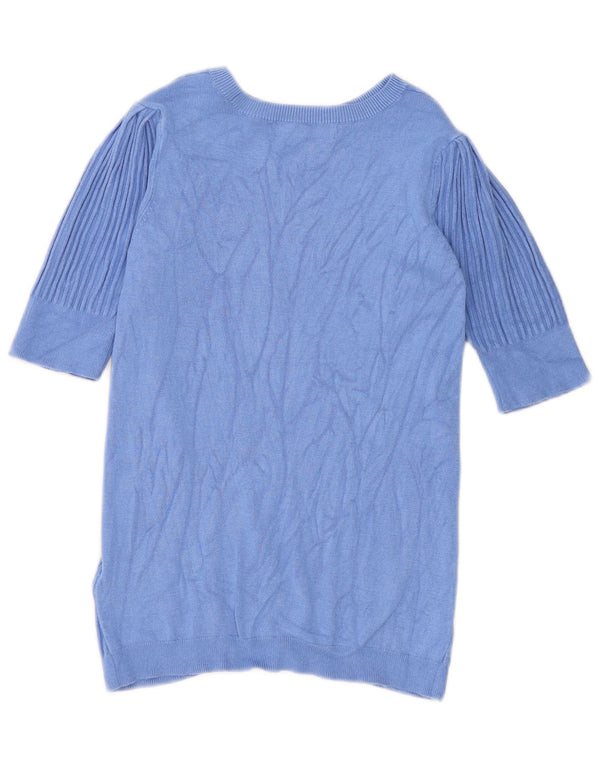 Marks & Spencer Pull col bateau pour femme UK 8 Small Bleu