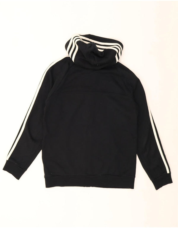 Adidas Pull à capuche zippé garçon 13-14 ans Noir Coton