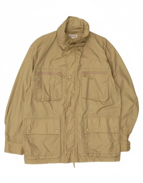 Alberto Aspesi Veste utilitaire à capuche pour homme UK 40 Large Vert Nylon