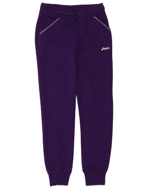 Asics Pantalon de survêtement pour femme Joggers UK 10 Small Violet Coton