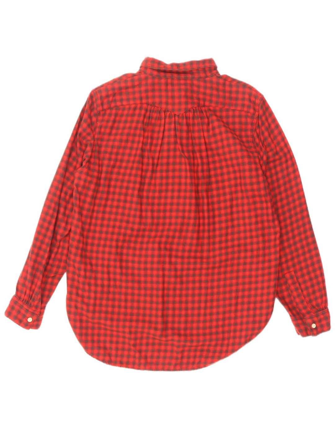 Levi's Chemise pull en flanelle pour femme UK 16 Grand rouge en coton vichy