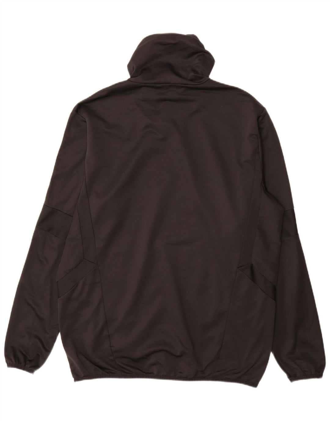 Adidas Hommes Climawarm Roll Neck Top Manches Longues Grand Noir Polyester