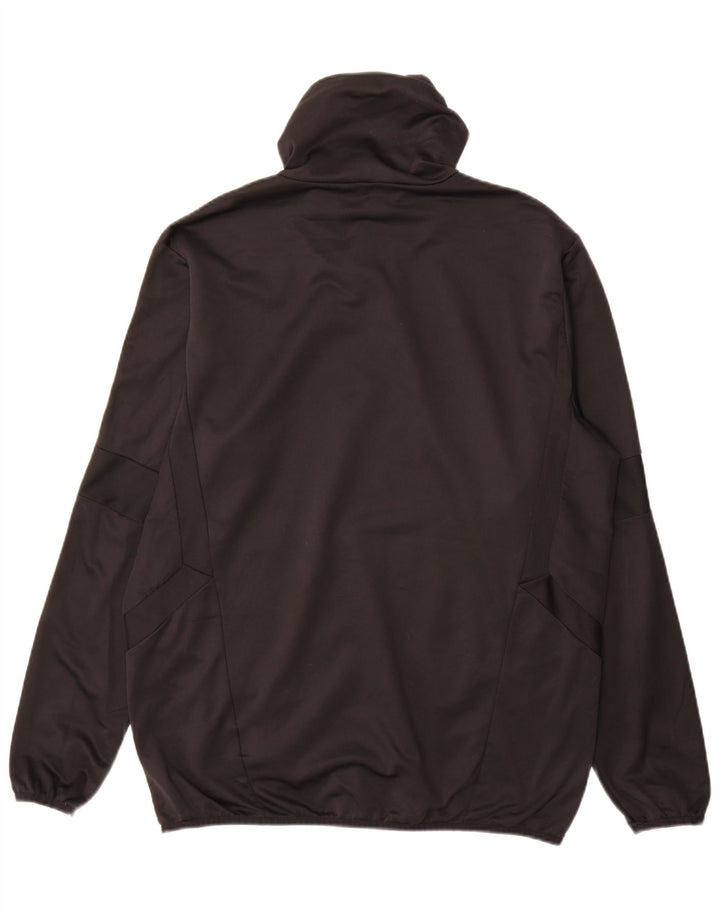 Adidas Hommes Climawarm Roll Neck Top Manches Longues Grand Noir Polyester