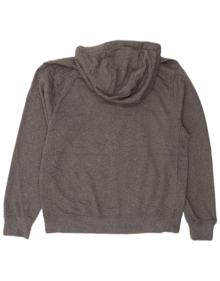 NIKE Pull à capuche zippé pour homme en coton moucheté gris moyen