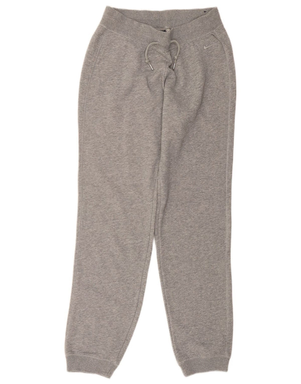 Nike Pantalon de survêtement pour femme Joggers UK 8 Small Gris Moucheté Coton
