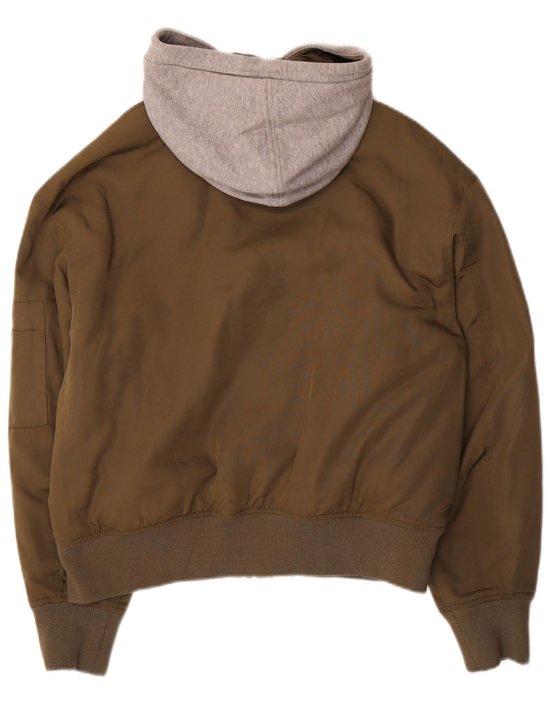 Vans Veste bomber à capuche pour homme UK 36 Petit Kaki Colorblock Polyester
