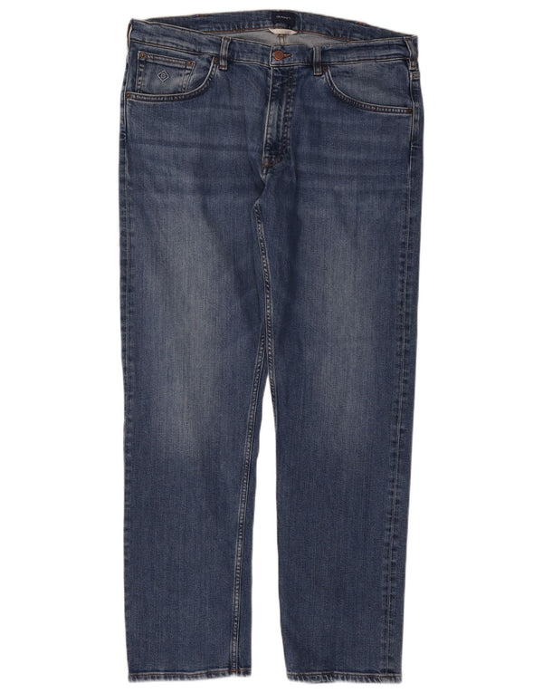 GANT Jean droit homme W38 L32 bleu coton