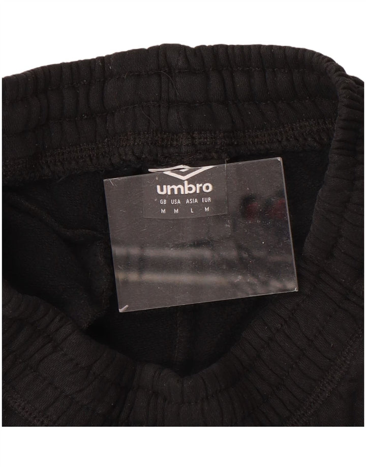 UMBRO Mens Graphic Tracksuit Trousers Joggers Medium  Black