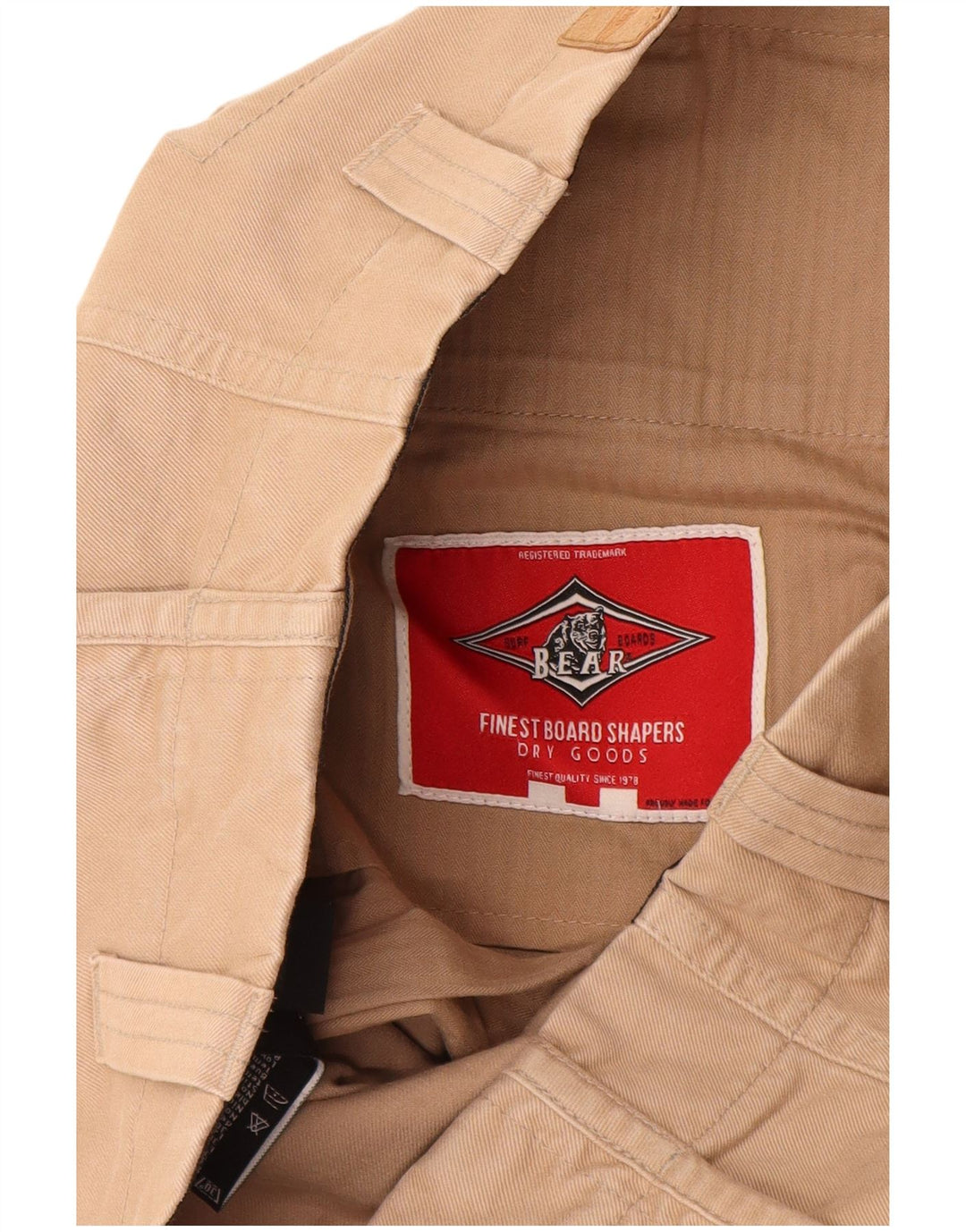 Bear Short Cargo Homme W30 Coton Beige Moyen