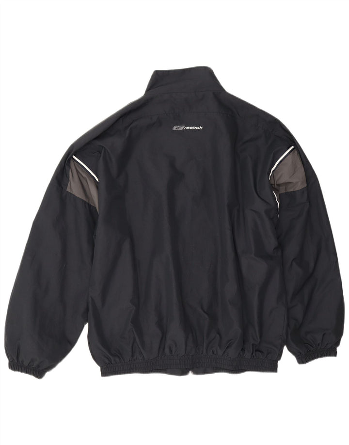 Reebok Veste de Survêtement Coupe Ample Homme Noir Colorblock