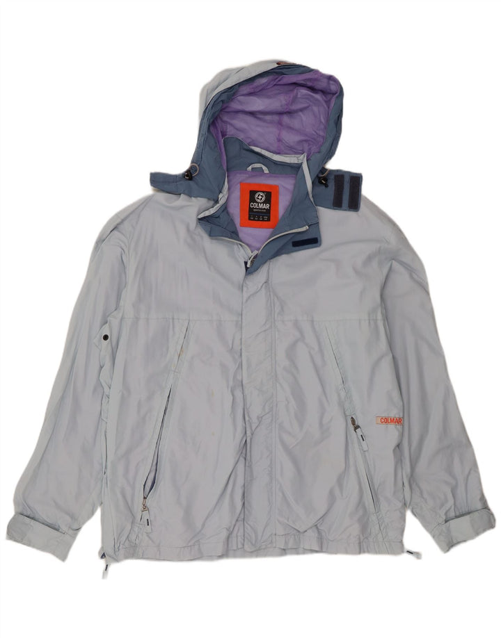 Colmar Veste de pluie à capuche pour homme IT 54 Large Bleu