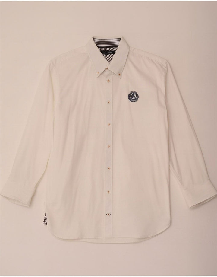 Tommy Hilfiger Chemise Homme Large Blanc Coton
