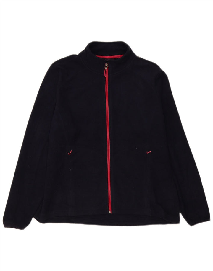 Marks & Spencer Pull polaire pour femme UK 18 XL Bleu marine Polyester