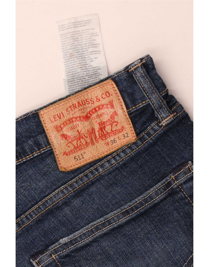 Levi's Jean Slim 511 Homme W36 L28 Bleu Coton