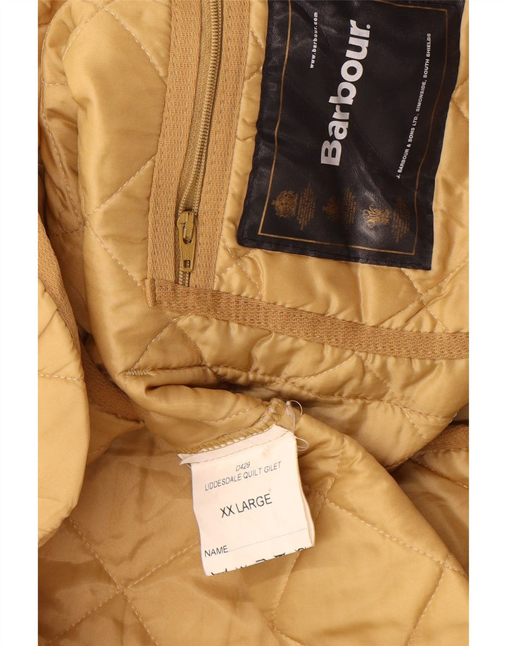 Barbour Gilet matelassé pour hommes UK 44 2XL Beige Polyamide