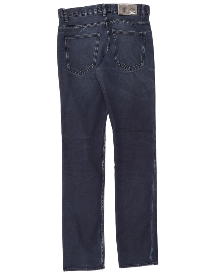 Hugo Boss Jean Slim W30 L32 Bleu Coton Homme